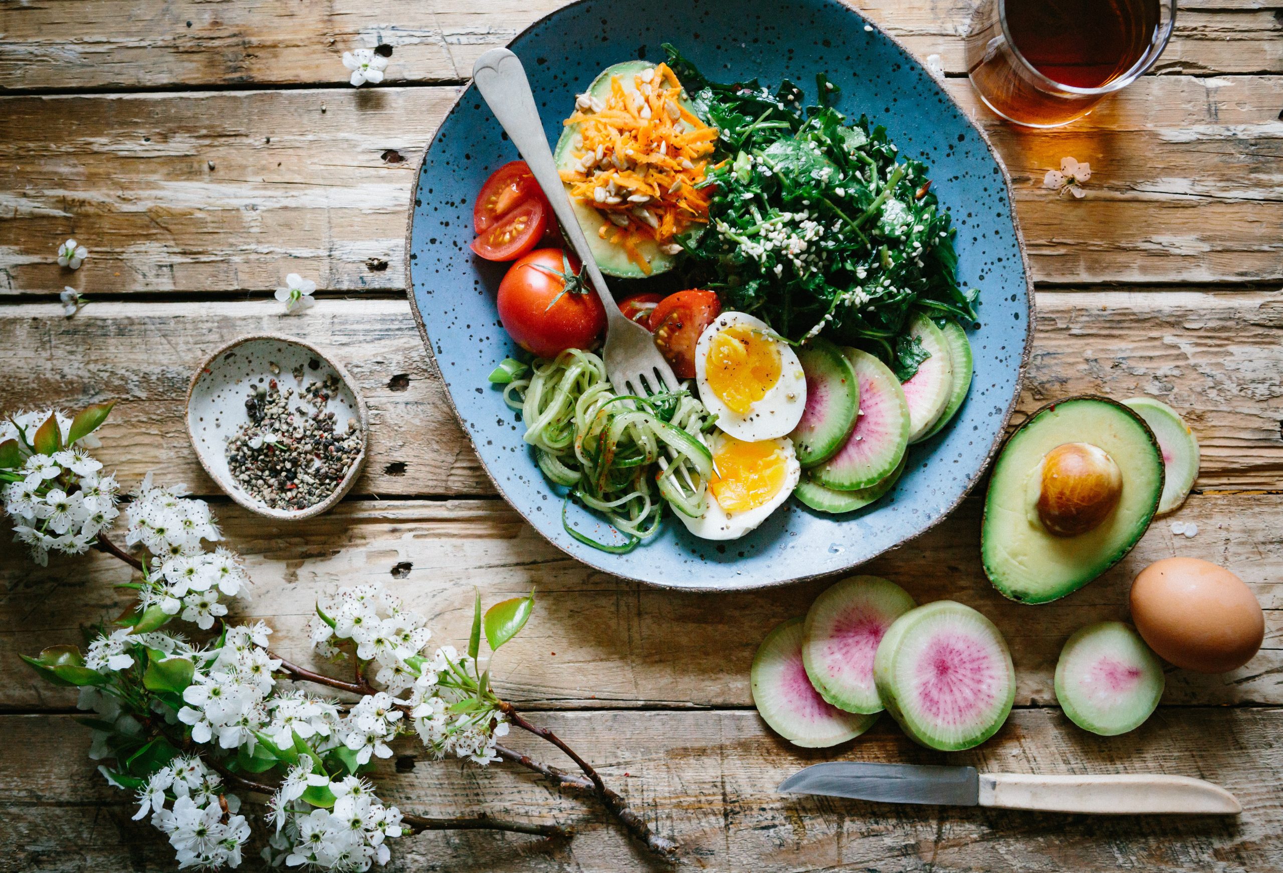 Uma alimentação saudável é fundamental para um estilo de vida fitness